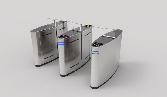 IP66 الاكريليك الزجاج للمشاة رمز الاستجابة السريعة الماسح الضوئي الأمن انزلاق بوابة الباب الدوار 60 هرتز