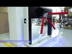 DC12V AC18V موقع البناء الأمن الدوارة ترايبود الباب الدوار بوابة 1s