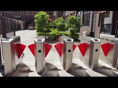 عرض الممر 550 مم RFID رفرف الباب الدوار قابل للسحب للشقة