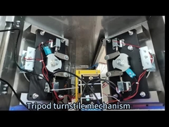 عرض الممر 550 مم RS485 بوابة أمان المشاة الباب الدوار AC220V 50HZ