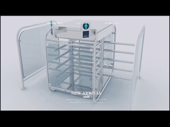 واجهة RS485 نصف ارتفاع بوابة الباب الدوار بوابات الأمن 550 مم