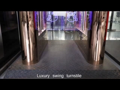 304SS مشاة سوينغ الباب الدوار عرض ممر البوابة 550 مم