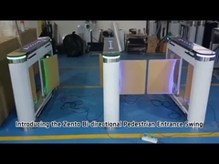ثنائي الاتجاه حاجز التأرجح الممر الباب الدوار التحكم في الوصول البيومتري 30-40 شخصًا / دقيقة