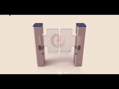 بوابة دوارة حاجز متأرجح من الفولاذ المقاوم للصدأ مع RS485/TCP/IP